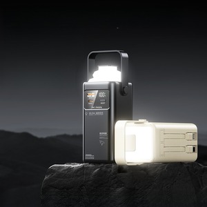 Hochleistungs-Powerbank mit 80000mAh, Schnellladefunktion, LED-Anzeige und 2-in-1-Kabel für Reisen - Product Image 2