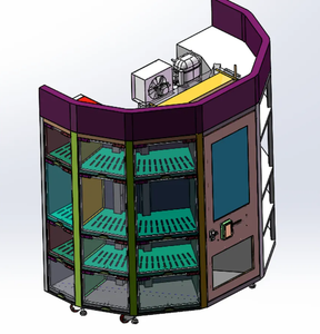 花店鲜花花束自动售货机冷藏储物柜饮水机触摸屏硬币支付系统SDK - Product Image 5