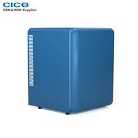 CICO Silent Mini Bar Frigo-Prix d'usine en gros Mini Table Top Porte en verre 30L Energy Drink Display Frigo réfrigérateur rétro