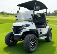 Voiturette de golf électrique 4 places certifiée CE avec moteur 4kw Nouvelle tendance Voiture de tourisme 4 roues