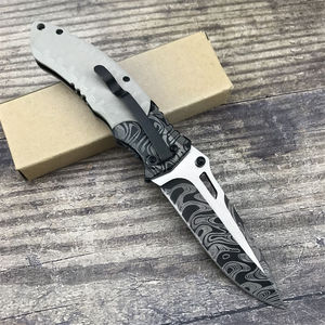 F93 G10 مقبض سكين جيب تكتيكي ليوبارد طباعة شفرة التخييم EDC بقاء الصيد سكاكين قابلة للطي - Product Image 6