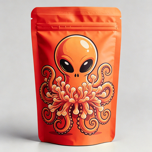 Custom-Printed Digital Laminated Zipper Top Stand-Up Pouches Food Grade Recyclable Odor-Proof PE <b>Bags</b> for Candy Gummy Calbee - Product Image 6