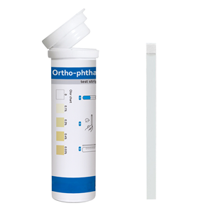 Bandelettes de test de qualité de l'eau W-1 OPA (ortho-phtalaldéhyde), résultat en 30s, paquet de 100, test de l'eau - Product Image 5