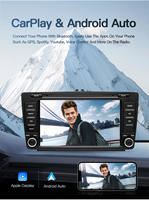 Reproductor de DVD para Auto con Linux, Android Auto y Carplay para Skoda Octavia Mk2 A5 2004-2013, Reproductor de Música Mp5, Navegador, Bluetooth, Estéreo, GPS
