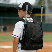 Sac à dos de baseball/softball personnalisé KOP LOW MOQ avec compartiment à chaussures pour jeunes garçons et filles