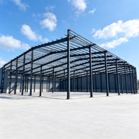 Bâtiment préfabriqué en structure acier de qualité supérieure avec cadre galvanisé à chaud pour entrepôts industriels et projets de fabrication