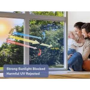 Película de Vidrio Unidireccional Reflectante Plateada de Buena Calidad, Material PET, Protección UV, Aislamiento Térmico Solar, Protección de Privacidad - Product Image 3