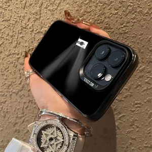 เคสโทรศัพท์มือถือ TPU ลายแสงสีดำเงาสีเงินสำหรับ iPhone 8 x XR XS 11 12 13 14 15 16 17 PRO <span class=keywords><strong>MAX</strong></span> - Product Image 2