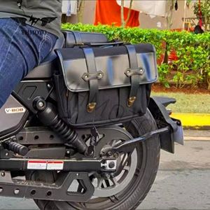 Sacoche de selle latérale universelle pour Harley Road King Electra Glide Honda Rebel 5 - Product Image 4