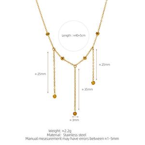Collares Modernos 2026, Joyería Minimalista Hipoalergénica, Collar de Acero Inoxidable 316L con Baño de Oro PVD de 18k para Mujer - Product Image 6