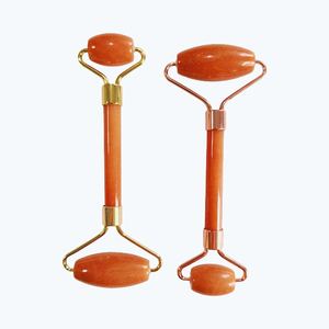 Vente d'usine – Rouleau de massage facial en pierre d'aventurine rouge, thème ange, tendance mode, outils de soin de la peau - Product Image 2
