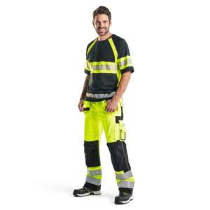 Blaklader-เสื้อยืดยูวี Hi-Vis 333710519933XS สีดำ/ สีเหลือง-EAN 7330509469798ชุดทำงาน HI-VIS - Product Image 3