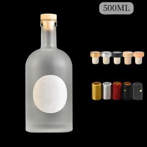 Bouteilles <span class=keywords><strong>en</strong></span> verre vides pour spiritueux <span class=keywords><strong>en</strong></span> <span class=keywords><strong>gros</strong></span> <span class=keywords><strong>de</strong></span> 100 ml, 200 ml, 375 ml, 500 ml, 750 ml, bouteilles <span class=keywords><strong>en</strong></span> verre pour vodka, gin, whisky, <span class=keywords><strong>rhum</strong></span>, vin avec bouchon <span class=keywords><strong>en</strong></span> liège - Product Image 2