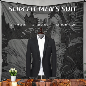 Prix d'usine – Costumes d'affaires classiques décontractés à carreaux pour hommes, grande taille, coupe ajustée, simple boutonnage, fermeture à boutons, haute qualité - Product Image 2