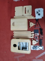 Photomaton en bois double face 18,5 " Magic Mirror Plus avec iPad et valise de transport