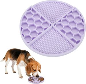 Bol à nourriture pour chien en silicone portable, conçu sur mesure, compatible lave-vaisselle, écologique, à alimentation lente, pour chiens de petite et moyenne taille - Product Image 1