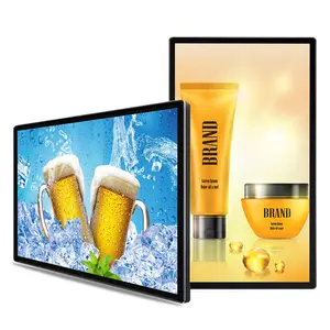 Tampilan Iklan Digital LCD 21.5 Inci Layar Sentuh Kios Pemasangan Dinding Lcd Digital