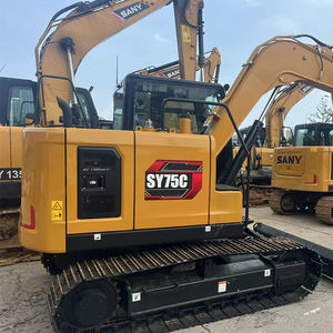 Vendita calda 95% nuova cina SANY escavatore SY75C <span class=keywords><strong>7</strong></span>.5Ton piccole ore di lavoro sistema idraulico di alta qualità prezzo più basso spedizione gratuita - Product Image 2