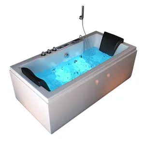 Giá rẻ bồn tắm xoáy nước nóng bán rất khuyến khích Acrylic cơ thể massage hiện đại thư giãn hydromassage bồn tắm freestanding drainer