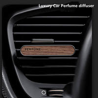 Désodorisant de voiture en alliage d'aluminium personnalisé en gros avec logo, gel à placer sur la grille d'aération, différentes senteurs