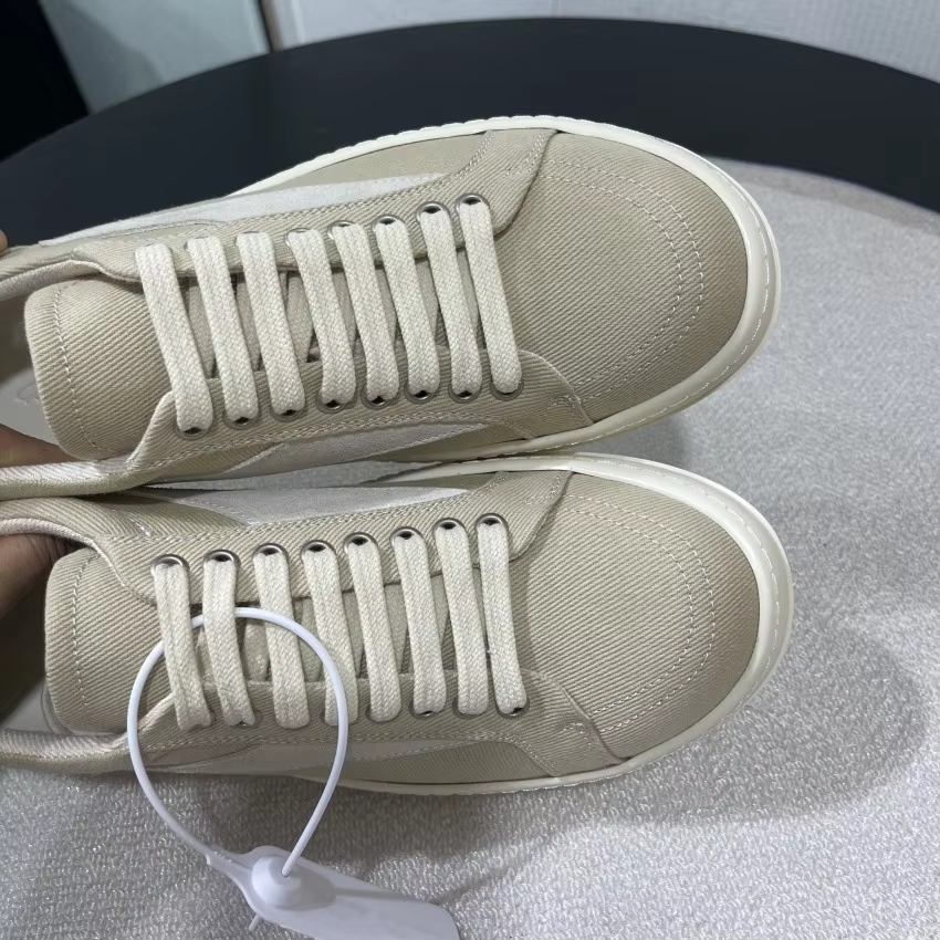 In Stock Designer Brand Owen Platform Shoes, Men's And Women's Canvas Flat Casual Luxury High Quality