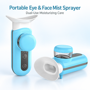 Appareil portable de brumisation oculaire chaude avec atomisation fine et couvre-œil détachable pour les acheteurs en gros de produits de beauté et de vente au détail - Product Image 1