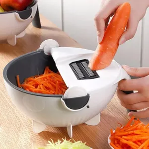 Multifunctionele Handleiding Groente Cutter Slicer 9 In 1 Groente Fruit Snijder