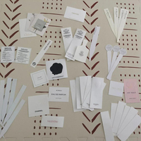 Bandes de parfum imprimées avec logo personnalisé de haute qualité Cartes de test de parfum Papiers de test en bande Matériau absorbant Impression colorée