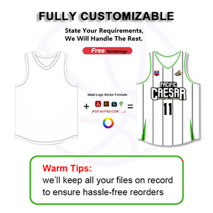Gestreepte op maat gemaakte basketbaluniformen voor jongens, ademend mesh, contrastgroen bedrukt jersey, shorts, zomer, plus size - Product Image 2