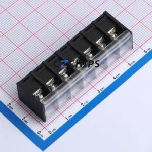 DBT40S-7.62-7P-BK-P Barrier Terminal Block P=7.62mm Connector - Product Image 1