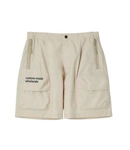 Fábrica de alta calidad al por mayor de cuatro vías de estiramiento entrenamiento correr Unisex Casual deportes al aire libre hombres mujeres pantalones de nailon Footy Shorts - Product Image 1