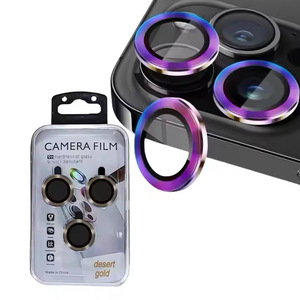 Protector de Lente de Cámara de Vidrio Templado Antiarañazos Compatible con Fundas para iPhone 17 Air /16/15/14 Pro Max - Product Image 2