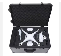 Étui de transport en aluminium de qualité supérieure pour DJI Phantom 3 Standard SE Professional Advanced, étui pour hélicoptère en aluminium
