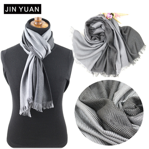 15% <strong>Cashmere</strong> 85% <strong>Silk</strong> Men Winter Scarves Custom Fashion Luxury Soft Herringbone <strong>Cashmere</strong> Scarf <strong>Shawl</strong> - Product Image 5