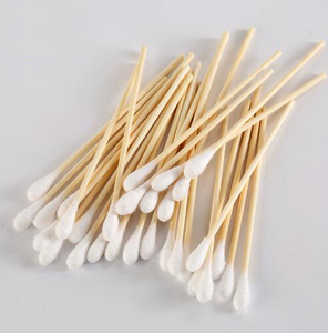 Bâtonnets de coton jetables personnalisés OEM à tête unique de 6 pouces, en bambou, de qualité médicale, pour le démaquillage des yeux et l'entretien des appareils électroniques - Product Image 4