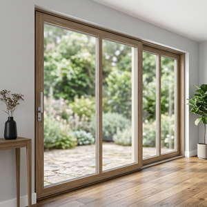 Porte coulissante en aluminium moderne avec isolation thermique, double vitrage, écologique, pour intérieur, extérieur, salon, jardin, cave à vin - Product Image 3