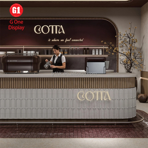 Diseño Interior Moderno para Panadería, Barra de Postres y Café, Mostrador de Exhibición, Vitrina de Madera Personalizada para Pan - Product Image 6