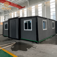 Maison conteneur pliable et extensible HESHI de haute qualité, 40 pieds, 2, 3 ou 4 chambres, moderne, modulaire, respirante, pour l'extérieur