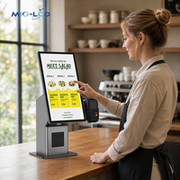 Kiosque tactile Android haute performance RK3576S 21,5 pouces, prise en charge du SDK, terminal de paiement NFC RFID pour la vente au détail intelligente