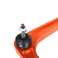 Bras de suspension supérieur avant Keazet en aluminium billette avec rotule uniball, argent/rouge, compatible H9 FJ LC120 LC150 Hilux Vigo, attelage de remorque