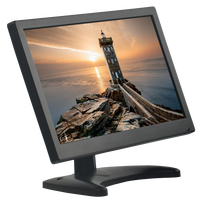 Moniteur LED 11,6 pouces, écran large, moniteur d'ordinateur LCD VGA 11,6 pouces