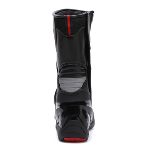 Botas de cuero de alta calidad para motociclista, zapatos de carreras profesionales de cuero transpirable - Product Image 3
