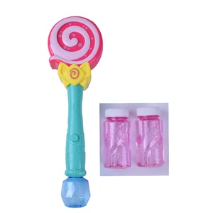Bâton à bulles lumineux pour enfants, sucette lumineuse, machine à bulles électrique en plastique, jouet musical, bâtonnets à bulles LED - Product Image 3