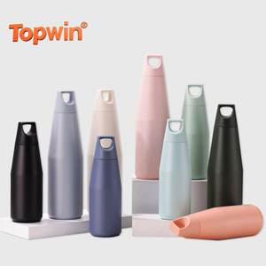 Large Capacity 304 Stainless Steel Insulated Thermos Bottle <b>Small</b> Mouth Water Bottle Outdoor Portable Cola Bottle - Product Image 1