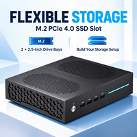 Mini PC Gaming Intel Core I5-14400F RTX 5060 8GB 32GB DDR5 1TB SSD WiFi 6E Komputer Mini untuk Gaming dan Multitasking Sehari-hari