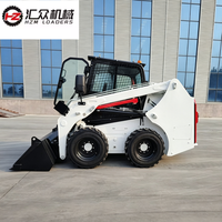 Chargeuse sur pneus Hzm-Sk1100 avec moteur Kubota, conforme aux normes EPA Tier 4 et EU Stage V, pour le broyage de bois forestier
