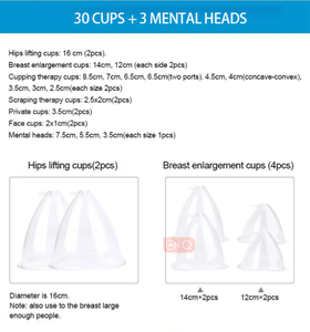 Dispositivo Portátil de Levantamiento y Aumento de Glúteos y Senos BBL, Copa XXL, Máquina de Terapia de Masaje al Vacío, Unidad de Modelado Corporal y Cuidado de los Ovarios - Product Image 6