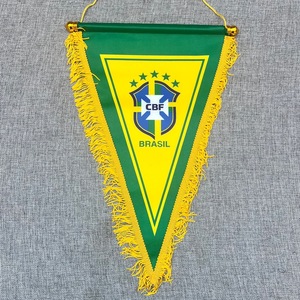 Bandera con el Escudo y Nombre de la Selección de Fútbol de Francia, Canadá, Alemania, Estados Unidos, Brasil, Argentina, con Borde Deshilachado - Product Image 2