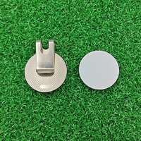 Clips de chapeau de golf personnalisés GreenHaven en alliage nickelé à aimant puissant, porte-marqueurs de balle pour utilisation sur les terrains de golf (Marqueur de balle)