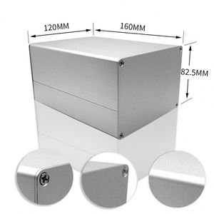 Carcasa de Aluminio para Proyectos Electrónicos Hongfa HF-A-344, Precio de Fábrica en China, Recubrimiento en Polvo Personalizado, Caja de Aleación de Aluminio para PCB - Product Image 4